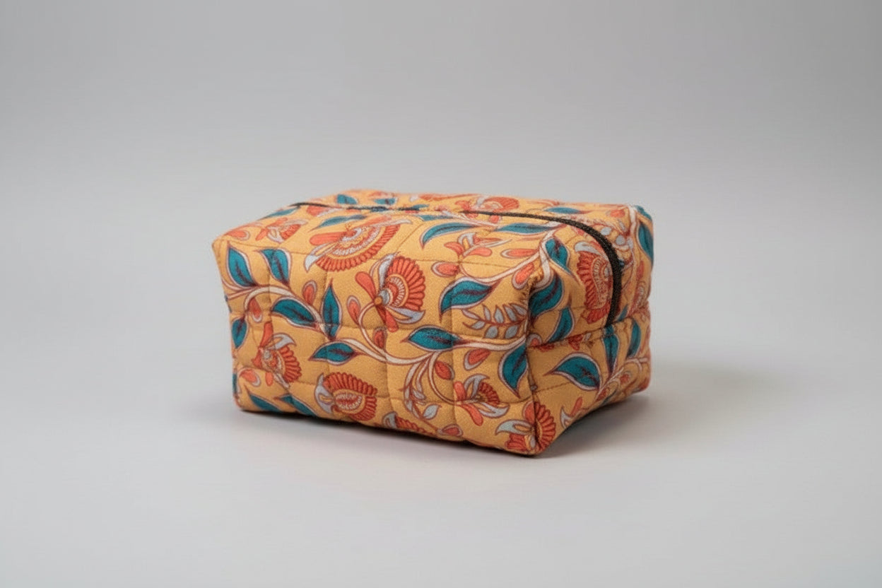 Quilted Makeup Pouches